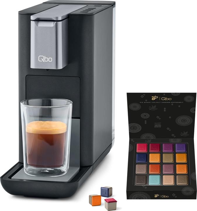 Tchibo Qbo ESSENTIAL capsule machine incl. 16 recyclable Qbo Capsules