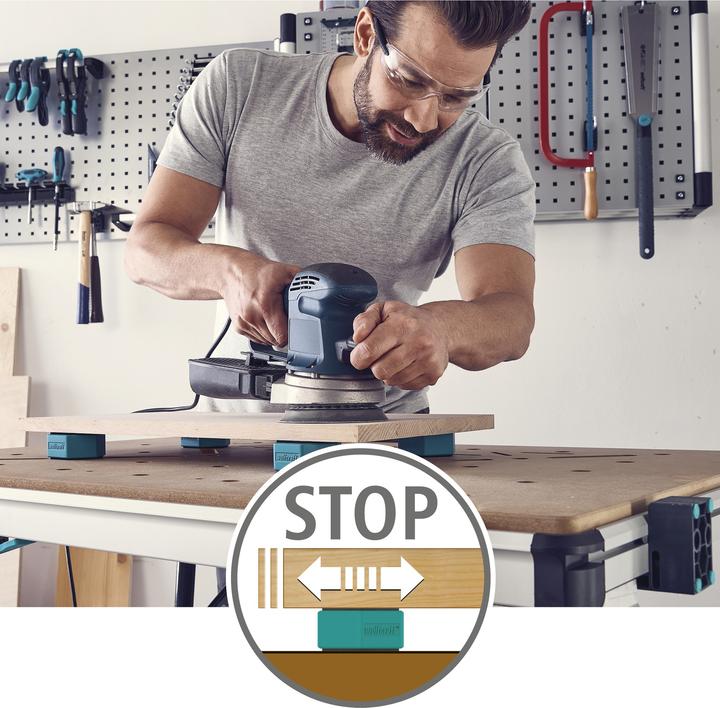 Productafbeelding wolfcraft 4 werkstuksteunen