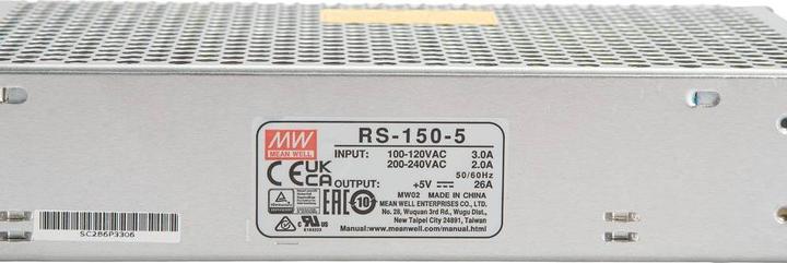 Image du produit MeanWell Mean Well RS-150 series RS-150-5 - Netzteil (intern) (130 W)