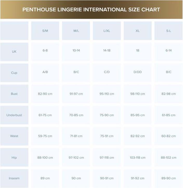 Image du produit Penthouse Lingerie Lingerie Flawless Love Babydoll (L, XL)