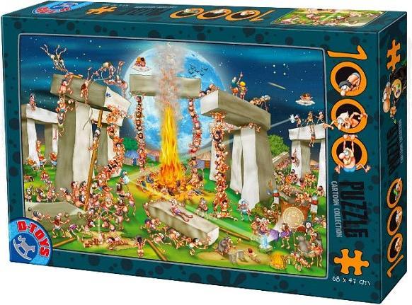 Productafbeelding D-Toys Puzzel 1000 stukjes - Beeldverhaal - Stonehenge (1000 onderdelen)