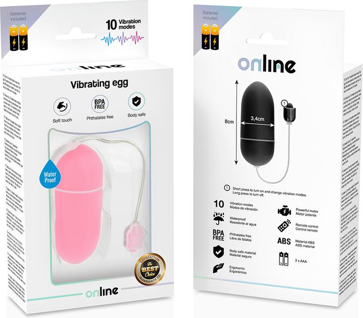 Actual product image Online Vibro Egg "Vibrating Egg