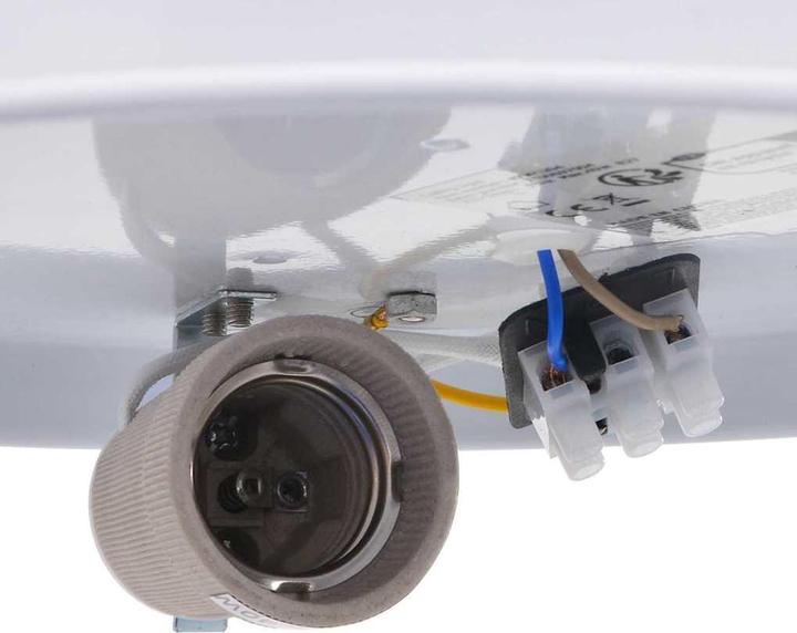 Produktbild VidaXL Deckenleuchten Einbaumontage Weiss Ø 30 cm Stoff E27 (GU10)