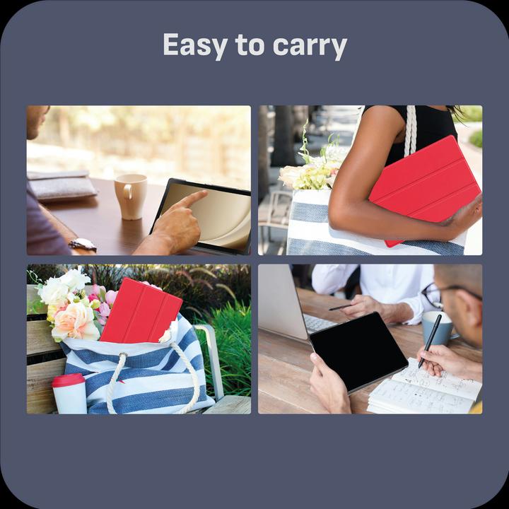 Produktbild Cazy Premium Smart Hülle Kompatibel mit Samsung Galaxy Tab A9 - Schutz Etui Hülle - Automatischem (Galaxy Tab A9)