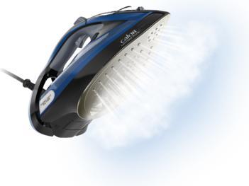 Actual product image Calor FV9834C0 strijkijzer Droog- & stoomstrijkijzer Durilium AirGlide Autoclean soleplate Zwart, Blauw 30 (3000 W, 240 g/min)