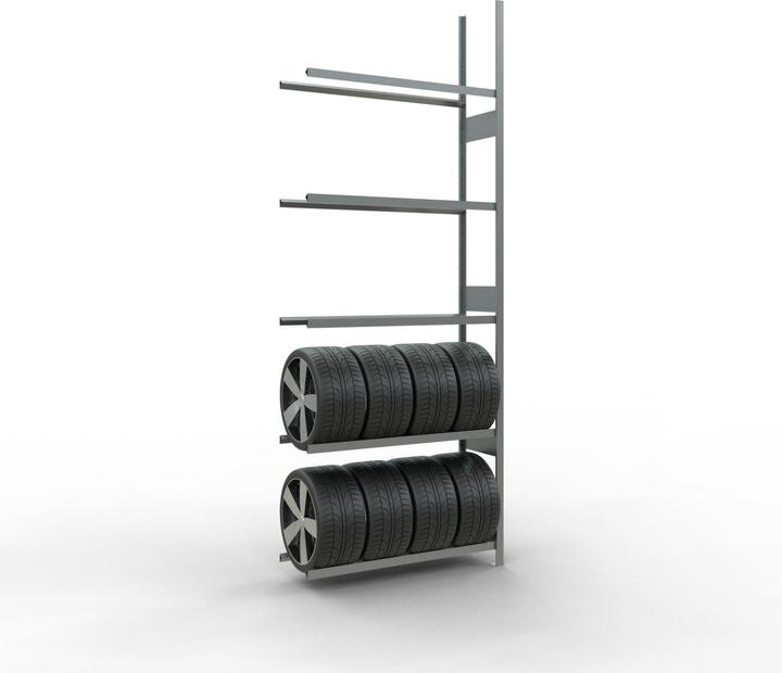 Produktbild Schulte Lagertechnik Räder-Anbauregal MULTIplus151