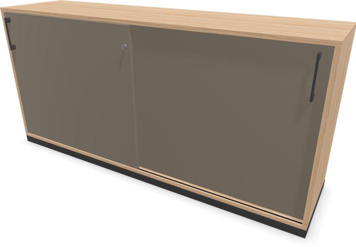 Bernsteineichendekor mit Struktur, Cubanitgrau, Dunkelgrau