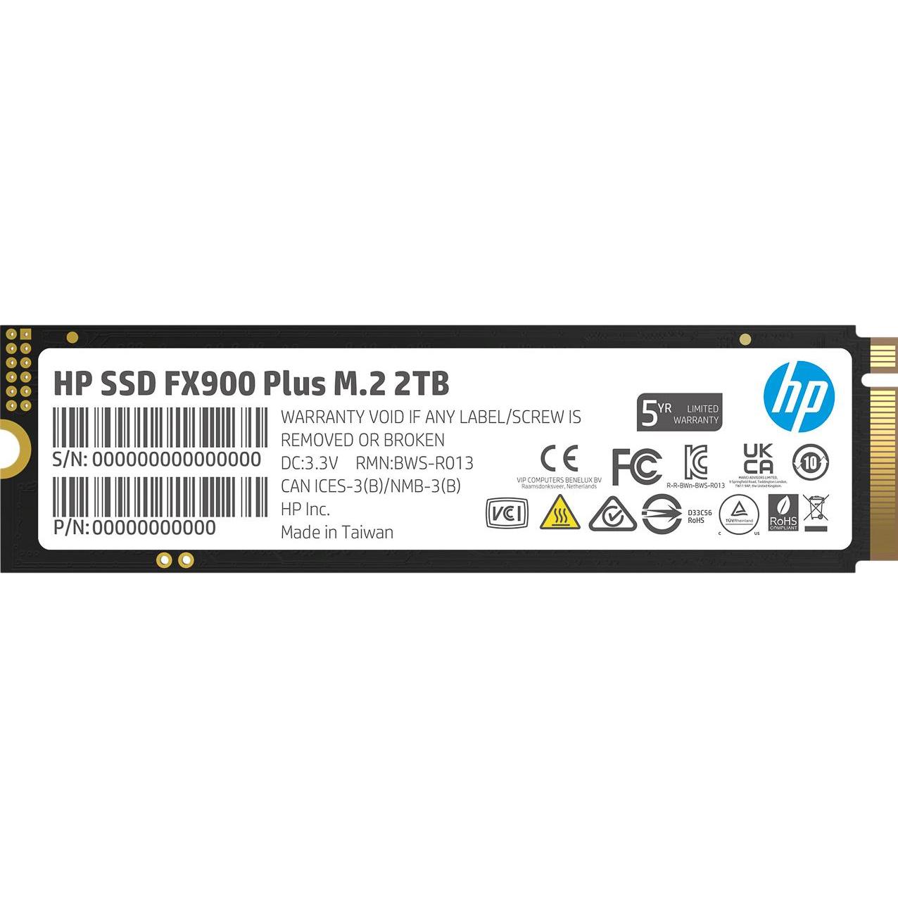 HP SSD EX900 PLUS 2TB (2000 GB, M.2 2280), SSD