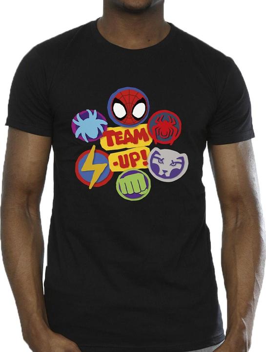 Actual product image Mens Spidey And His Amazing Friends Team Up T-Shirt (4XL)