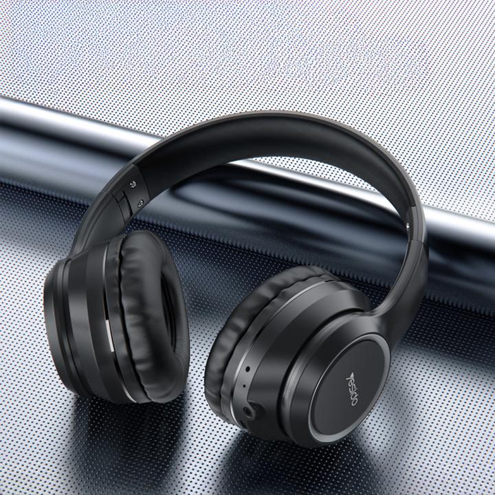 Produktbild Yesido - Wireless Headphones (EP03) - Foldable with Noise Canceling, Super Bass - Black (ANC, 14 h, Kabellos)
