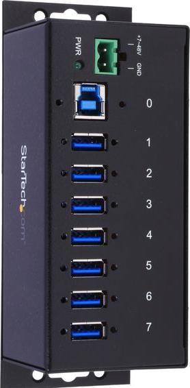 Produktbild StarTech Industrial Railmount (USB-B, 7 Ports)