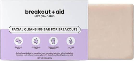 Produktbild Breakout + Aid Breakout+aid - (Facial Clean sing Bar For Breakouts) 100 g (Reinigungsmilch)