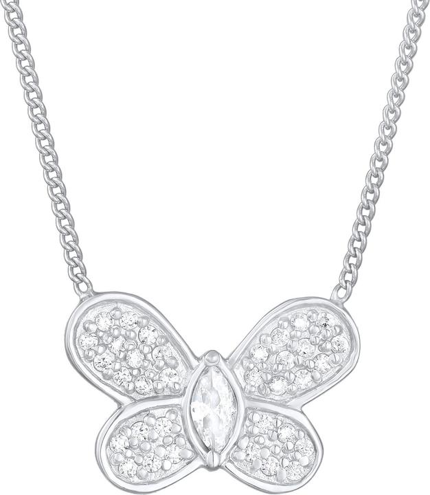 Immagine prodotto Elli Collana di cristallo, farfalla (Zirconia, Argento 925, 45 cm)