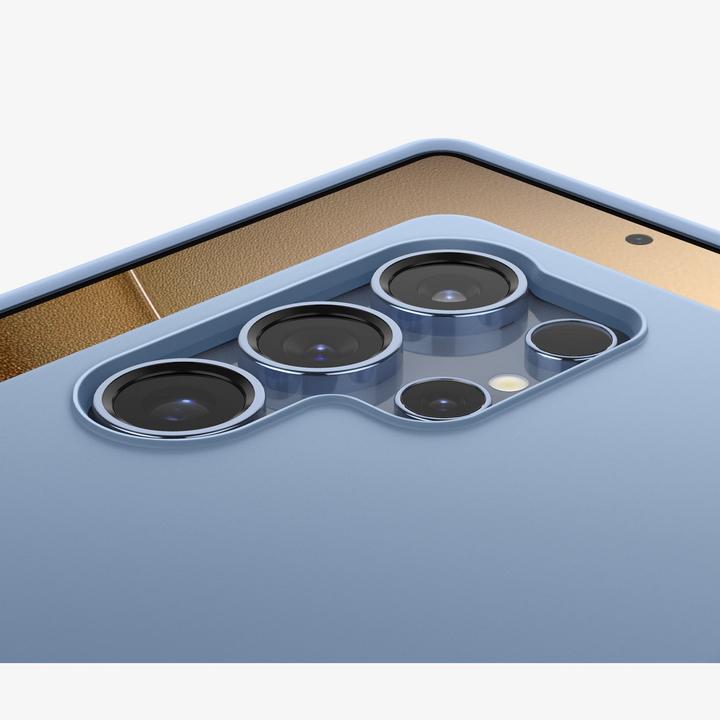 Actual product image Spigen Silicone Fit Mag Case for Samsung Galaxy S25 Ultra - Blue (Samsung Galaxy S25 Ultra)