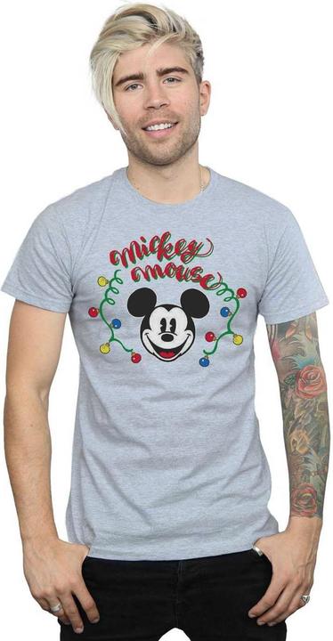 Produktbild Disney Mickey Mouse Christmas Light Bulbs TShirt (4XL)