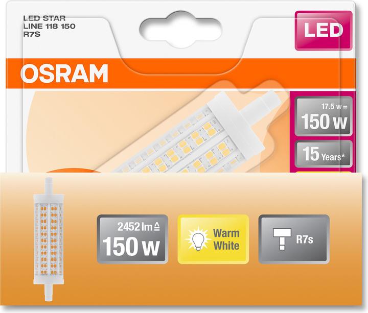 Produktbild Osram Led Line R7S (R7s, 19 W, 2452 lm, 1 x, E)