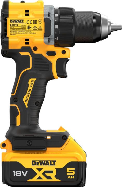 Produktbild DeWalt Akku-Bohrschrauber 18V 2x5Ah Akku