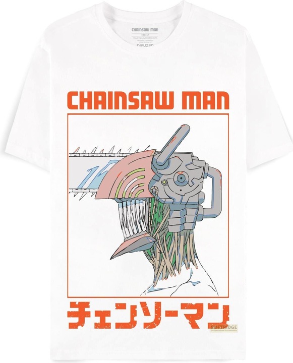 Difuzed Chainsaw Man - Three Tone Chainsaw Men's Short Sleeved T-shirt - L (L)
