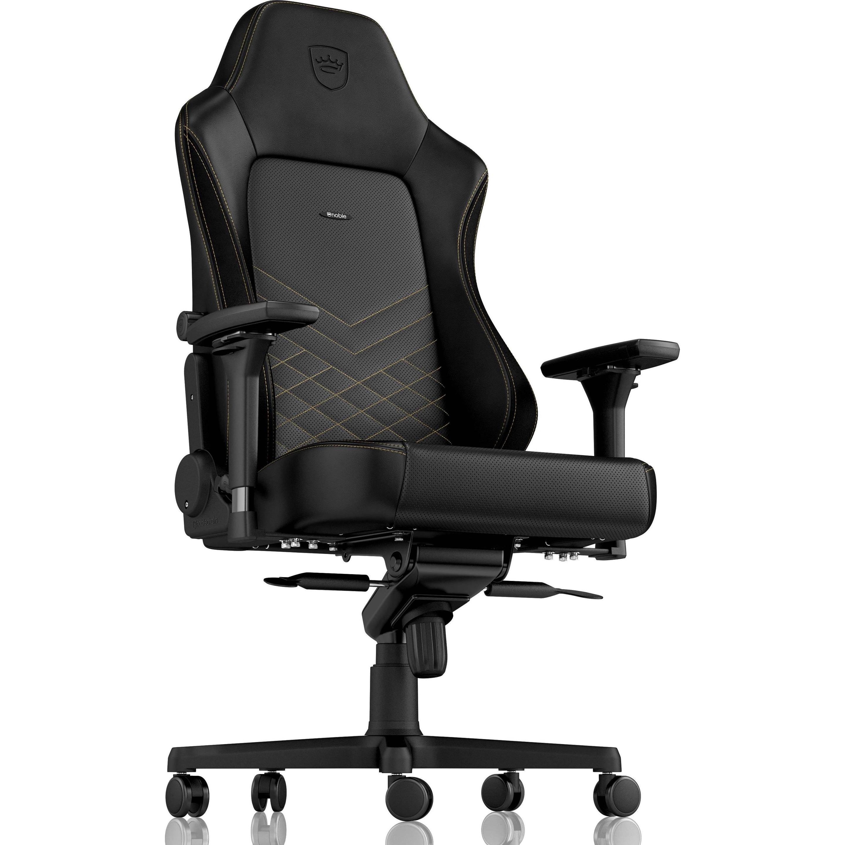 noblechairs Hero, Gaming Stuhl, Gold, Schwarz