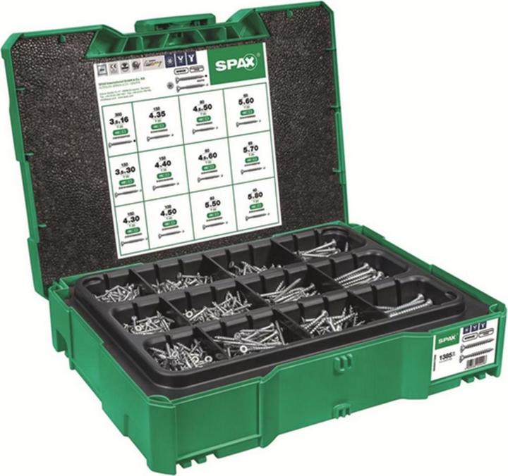 Produktbild Spax Montagekoffer T-Loc Systainer (1385 Schrauben pro Stück)