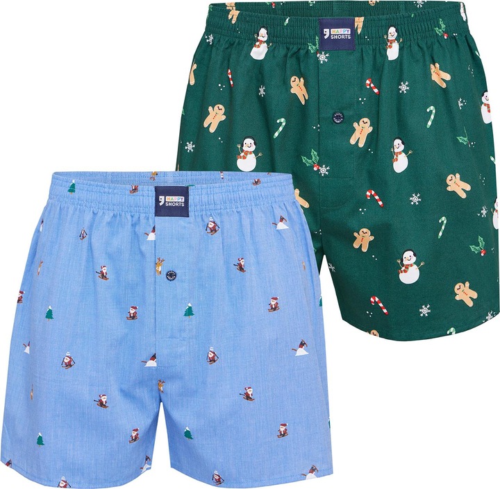 Actual product image Happy shorts Boxer XMAS (M, pack of 2)