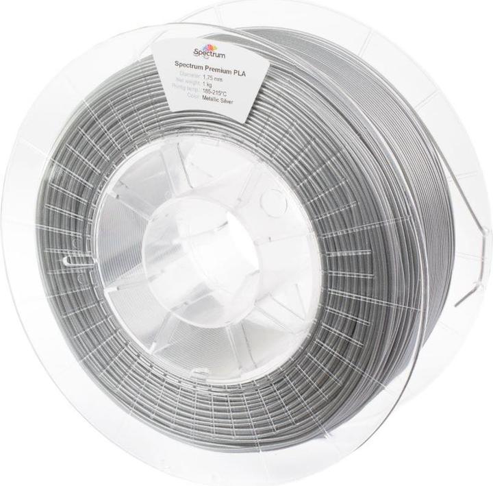 Immagine prodotto Filamento PLA (PLA, 1.75 mm, 500 g, Argento)