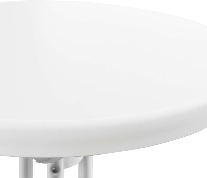 Produktbild Wiltec Toboli klappbarer Bistrotisch Weiss Ø 80 cm Stehtisch Bartisch Partytisch rund