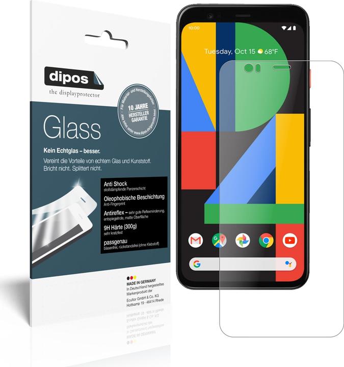 2x Pellicola Protettiva per Google Pixel 5 , rivestimento al 100%, Protezione