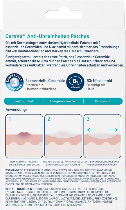Actual product image CeraVe Anti-Unreinheiten Patches (Cleansing lotion)