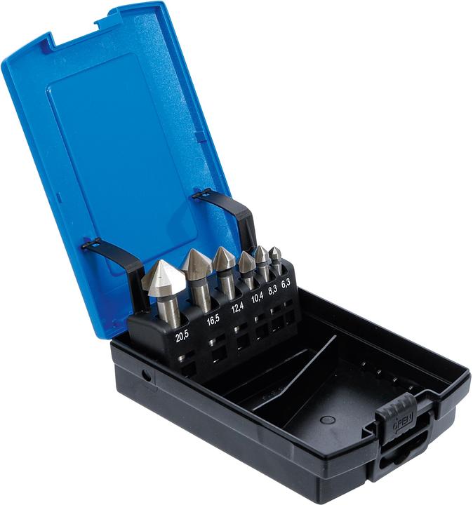 Immagine prodotto BGS Set di svasatura (6,3 mm, 8,3 mm, 10,4 mm, 12,4 mm, 16,5 mm, 20,5 mm)