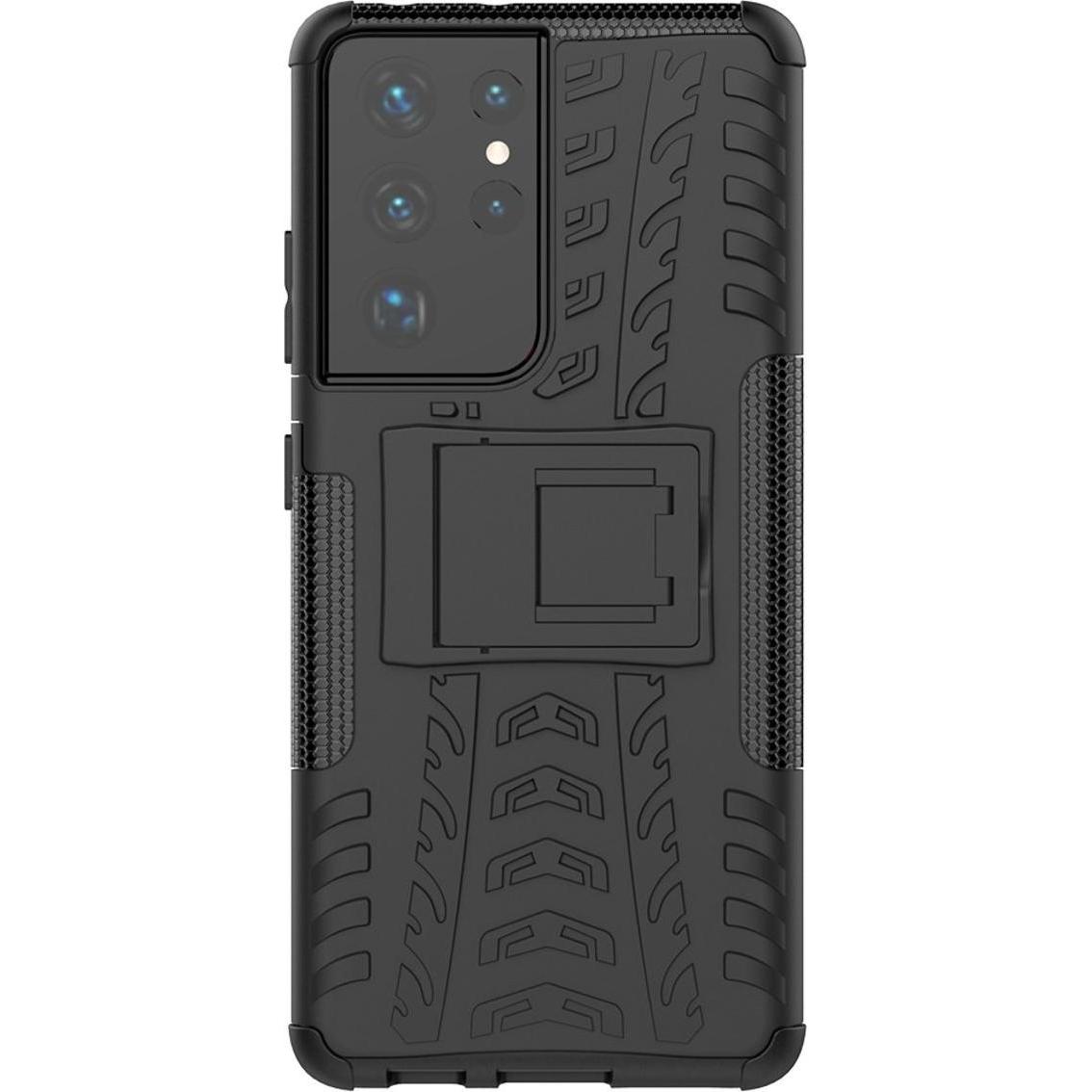 Thumbnail - König Design Hülle Handy Schutz für Samsung Galaxy S21 Ultra Case Cover Tasche Etuis Schwarz (Samsung Galaxy S21 Ultra),...