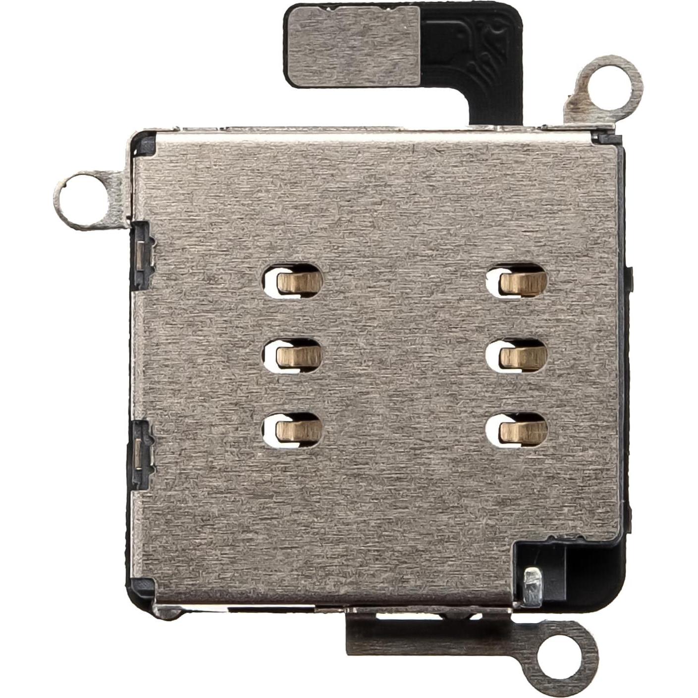 Clappio SIM Kartenleser Ersatzteil (iPhone 11), Mobilgerät Ersatzteile, Schwarz