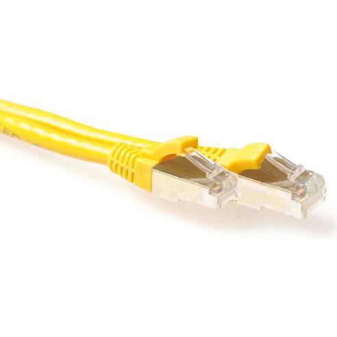 ACT Yellow 1.5 meter LSZH SFTP CAT6A patch cable snagless with RJ45 connectors (S/FTP, CAT6a, 1.50 m), Netzwerkkabel