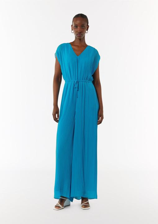 Produktbild Comma Overall Plissee-Jumpsuit mit V-Ausschnitt (38)