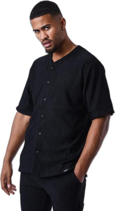 Produktbild Project X Paris kurzarmhemd im stil eines baseballtrikots (XS)