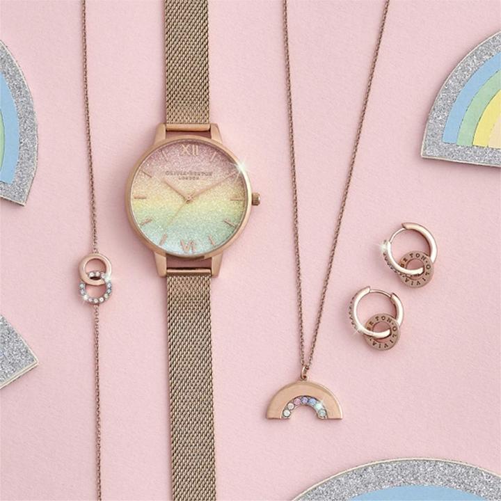 Actual product image Olivia Burton Ladies' Watch OB16RB18 (Ã˜ 34 mm) (Analogue wristwatch, 34 mm)