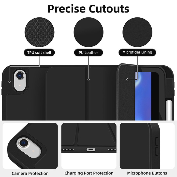 Productafbeelding 4smarts Folio Basic (iPad Pro 11 2020 (2e generatie), iPad Air 11 2024 (M2), iPad Pro 11 2022 (4e generatie), iPad Pro 11 2021 (3e generatie))