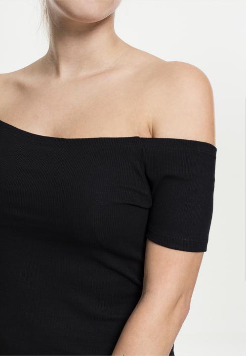 Produktbild Urban Classics Ladies Off Shoulder Rib Dress (XL)