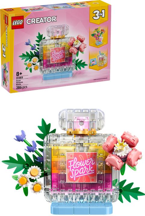 Produktbild LEGO Parfümflasche mit Blumendeko