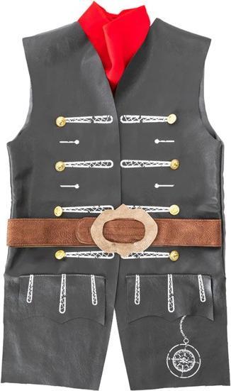 Immagine prodotto Great Pretenders Gilet e cintura da pirata Skully 6-8 (116, 122, 128, 116, 122, 128, 116, 122, 128)