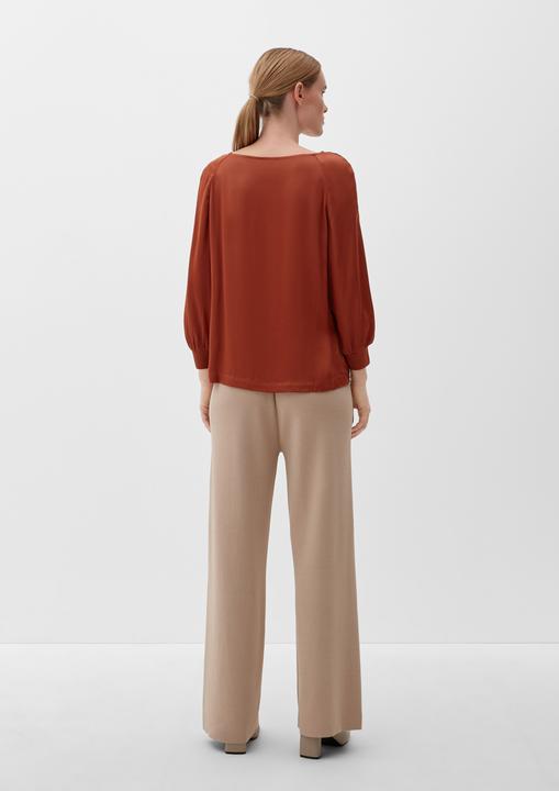 Produktbild s.Oliver Bluse Satinbluse aus Viskose (38)