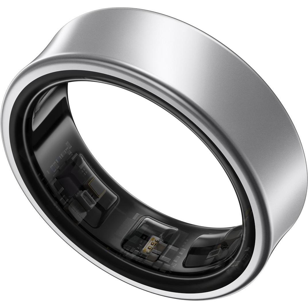 Samsung Galaxy Ring (6, Titanium Silver), Smart Ring, Silber