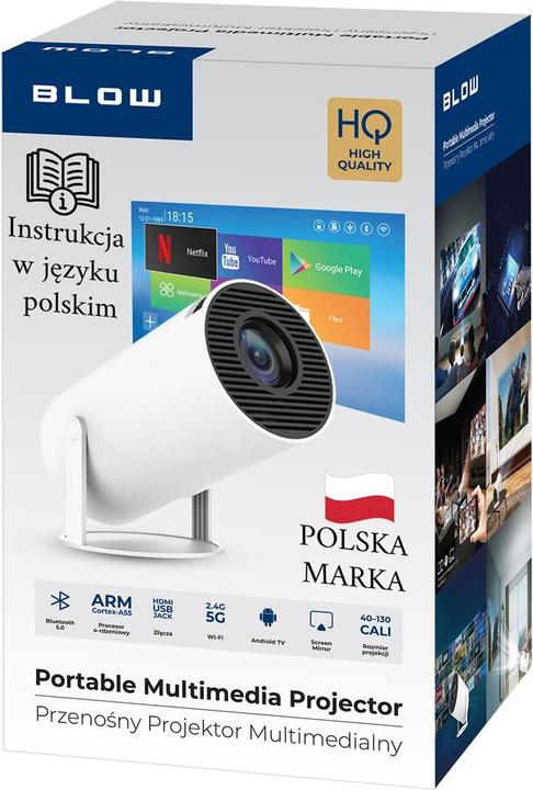 Actual product image Blow Portable AndroidTV projector FullHD (HD, 250 lm)