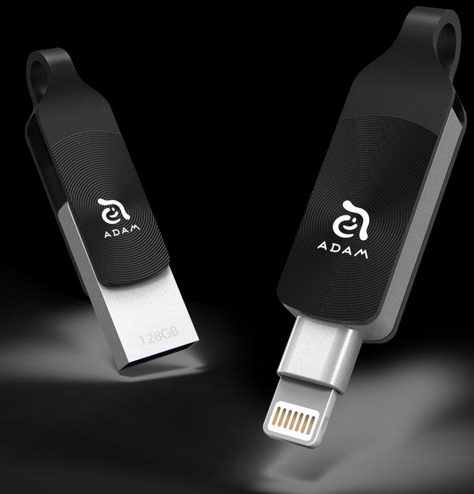 Actual product image Adam Elements iKlips Duo+ (128 GB, USB 3.1)