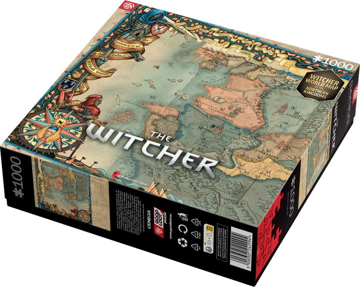 Produktbild Good Loot The Witcher: Northern Kingdom Map - Puzzle (1000 Teile)