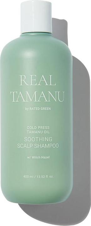 Productafbeelding Rated Green echte tamanu koude pers tamanu olie verzachtende hoofdhuid shampoo (400 ml, Vloeibare shampoo)