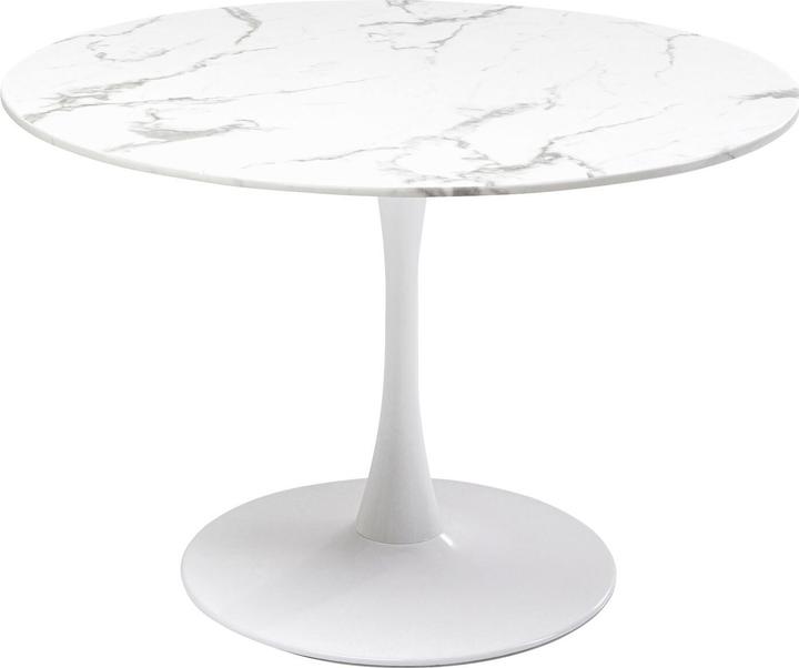 Image du produit Kare Design Table Veneto Marbre Blanc Ø110cm (110 x 73 cm)