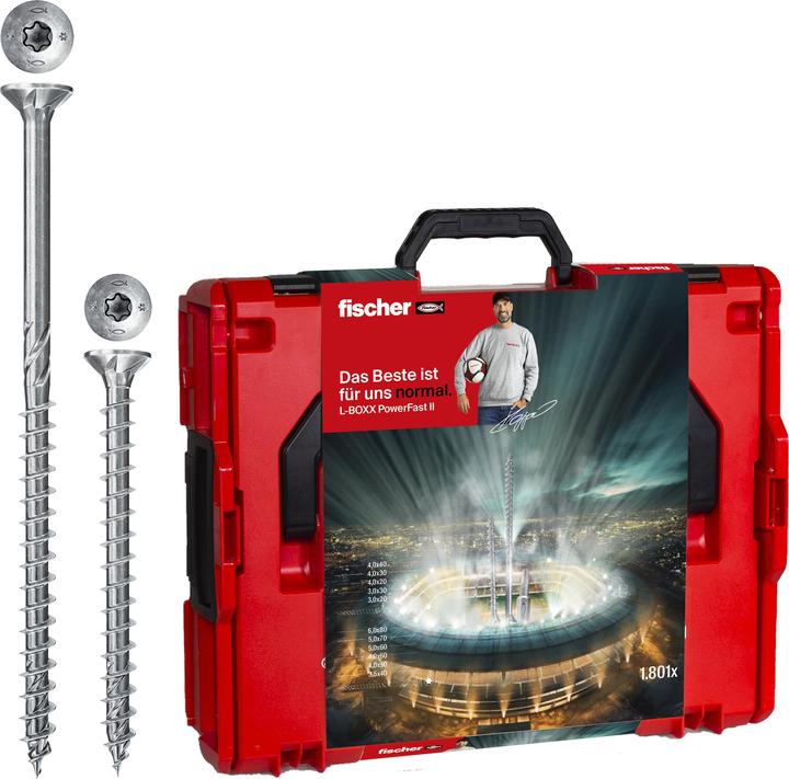 Produktbild Fischer PowerFast II L-Boxx 102 (1.801) (1801 Schrauben pro Stück)
