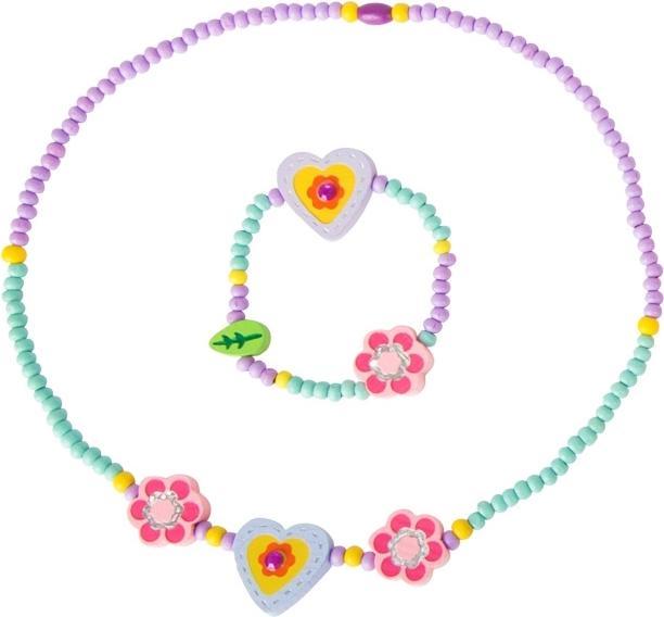 small foot Mädchen Armband und Halskette Holzperlen (25 cm, Holz)