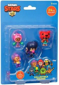 Productafbeelding Brawl Stars Figuren 5-pak S1, ast